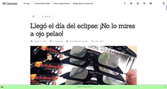 Desktop Screenshot of 40limon.es